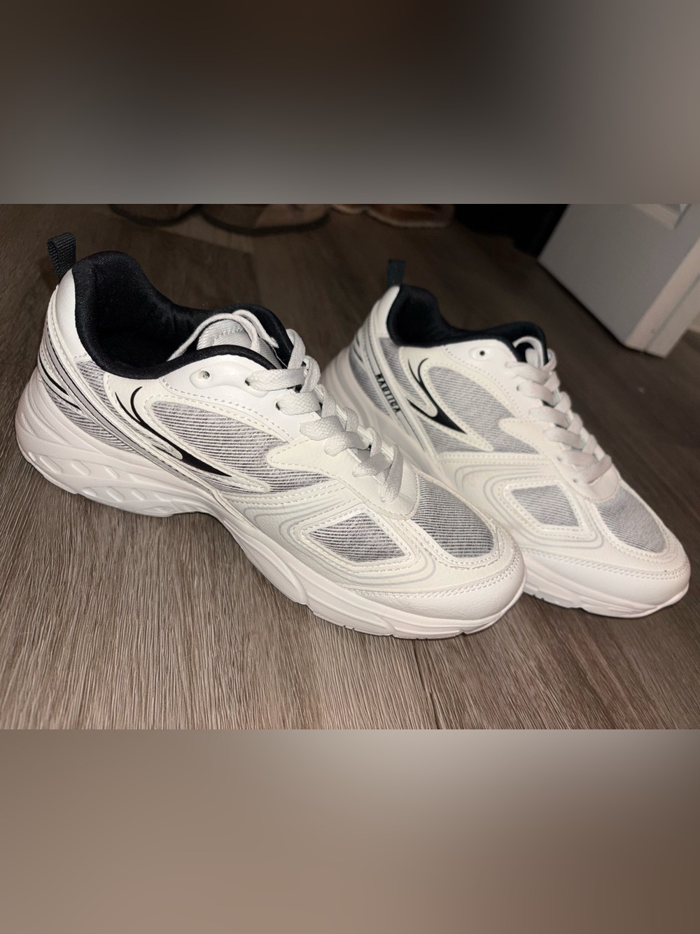 Nautica Black and White Sneakers
